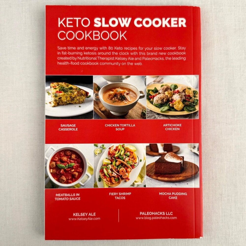 Keto Slow Cooker Cookbook by Kelsey Ale Paperback 80 Recipes 2020 - Picture 2 of 7